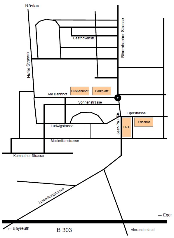 Wunsiedel Innenstadt Plan