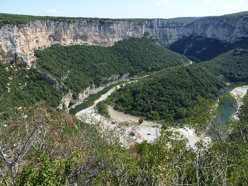Ardèche : Fluss
