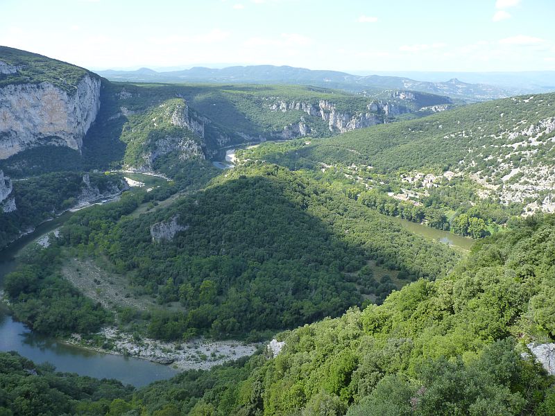 Ardèche : Fluss