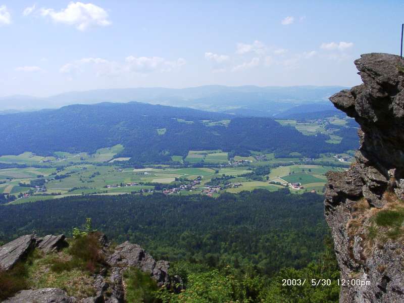 Blick vom Böhmerwald